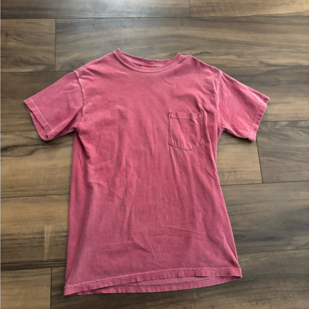 Casual Pink T-Shirt with Pocket